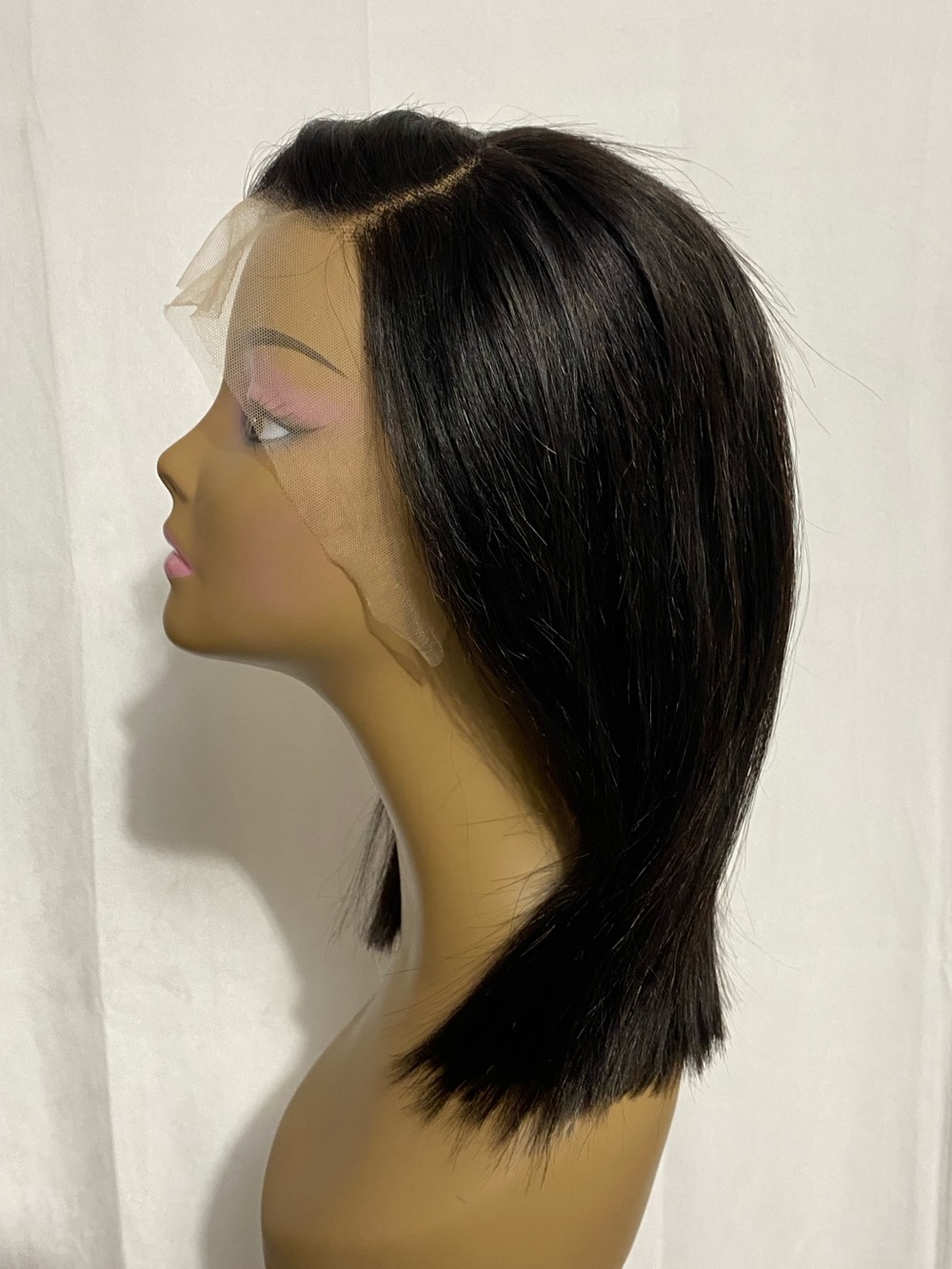 14" HD 13x4 Lace Front Wig 10A Human Hair Glueless Bob Straight PrePlucked 150%